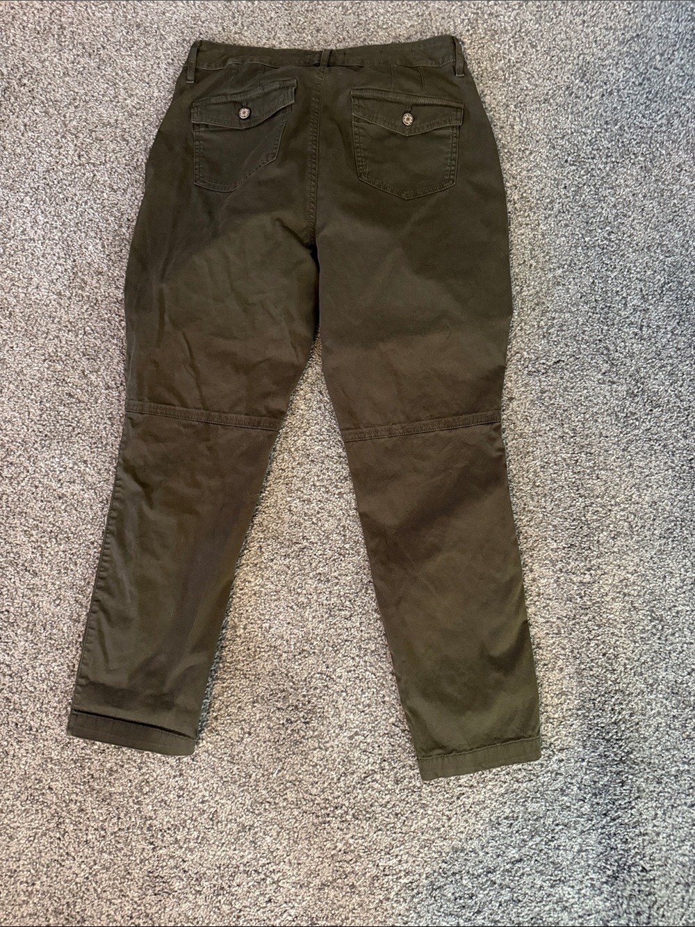 White House Black Market Olive Utility Cargo Pants - Picture 3 of 6